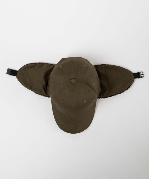 WEGO（ウィゴー）の「WEGO/ボアドックイヤーキャップ（キャップ・レディース・ブラック/ベージュ/カーキ・FREE）」の5枚目の写真