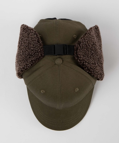 WEGO（ウィゴー）の「WEGO/ボアドックイヤーキャップ（キャップ・レディース・ブラック/ベージュ/カーキ・FREE）」の9枚目の写真