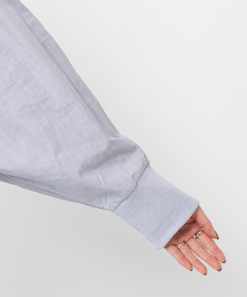 mystic(ミスティック)の「スタンドカラーロングガウン(トレンチコート・レディース・ブルー/ベージュ/ホワイト・FREE)」の8枚目の写真