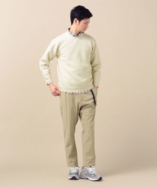 SHIPS(シップス)の「SC: CORDURA(R) ピケ クルーネック ウォッシャブル ニット(ニット/セーター・メンズ・ネイビー/オフホワイト/ブルー/ライトグリーン/ダークブルー・SMALL/MEDIUM/LARGE/X-LARGE)」の7枚目の写真