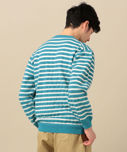 SHIPS(シップス)の「SC: CORDURA(R) ピケ クルーネック ウォッシャブル ニット(ニット/セーター・メンズ・ネイビー/オフホワイト/ブルー/ライトグリーン/ダークブルー・SMALL/MEDIUM/LARGE/X-LARGE)」の13枚目の写真