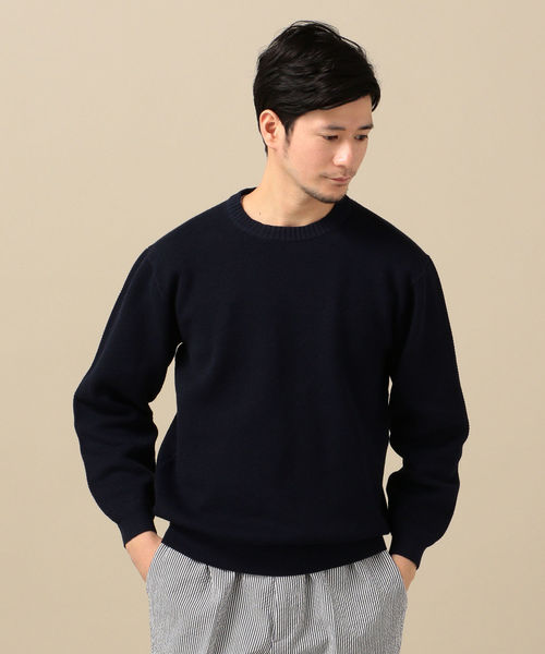 SHIPS(シップス)の「SC: CORDURA(R) ピケ クルーネック ウォッシャブル ニット(ニット/セーター・メンズ・ネイビー/オフホワイト/ブルー/ライトグリーン/ダークブルー・SMALL/MEDIUM/LARGE/X-LARGE)」の19枚目の写真