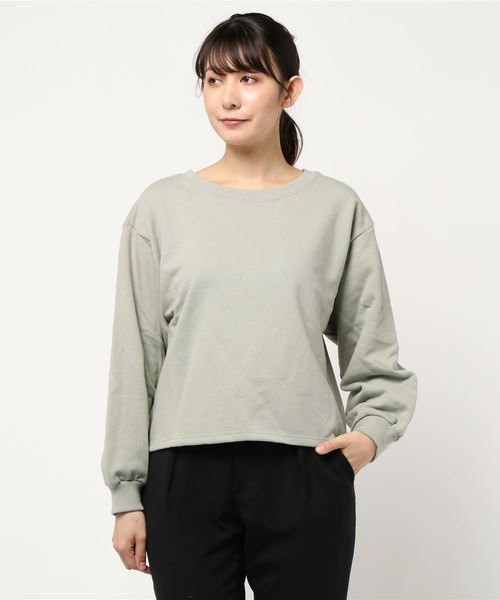 flower（フラワー）の「カシュクールスウェット（スウェット・レディース・ピンク/グリーン・FREE）」の5枚目の写真