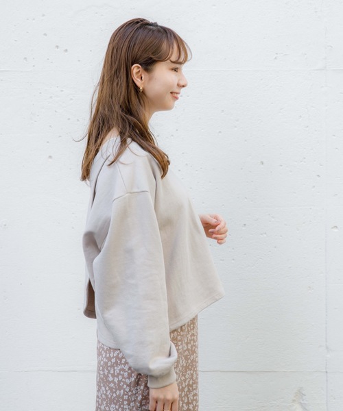 flower（フラワー）の「カシュクールスウェット（スウェット・レディース・ピンク/グリーン・FREE）」の13枚目の写真