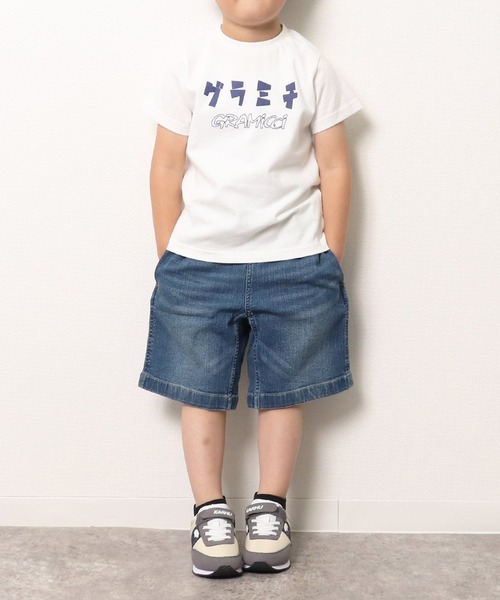 Gramicci（グラミチ）の「【 GRAMICCI / グラミチ 】クライミング デニム ショーツ  KIDS DENIM G-SHORTS　5117-DMJ-K（デニムパンツ・キッズ・ブルー・100/110/120/130）」の3枚目の写真