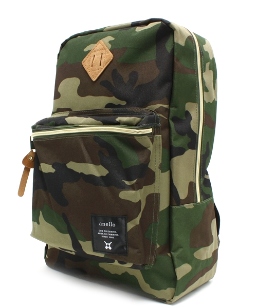 anello（アネロ）の「【anello】ポリキャンバスバックパック（バックパック/リュック・レディース・オリーブ/その他31/ブラック/ダークオリーブ・FREE/ONE SIZE）」の6枚目の写真