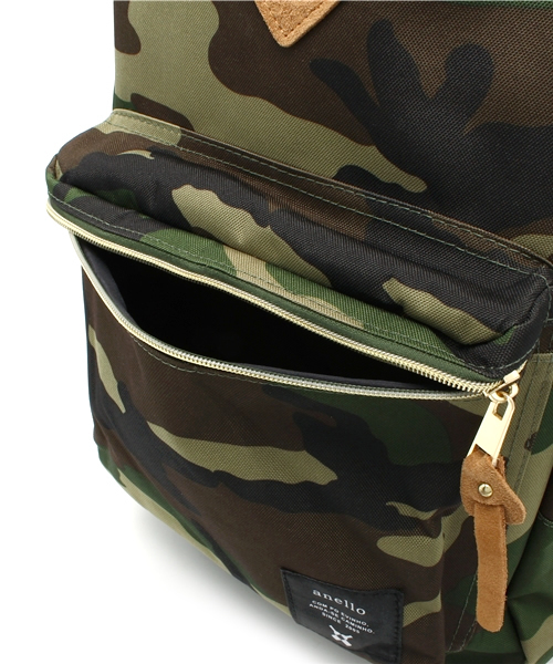 anello（アネロ）の「【anello】ポリキャンバスバックパック（バックパック/リュック・レディース・オリーブ/その他31/ブラック/ダークオリーブ・FREE/ONE SIZE）」の10枚目の写真