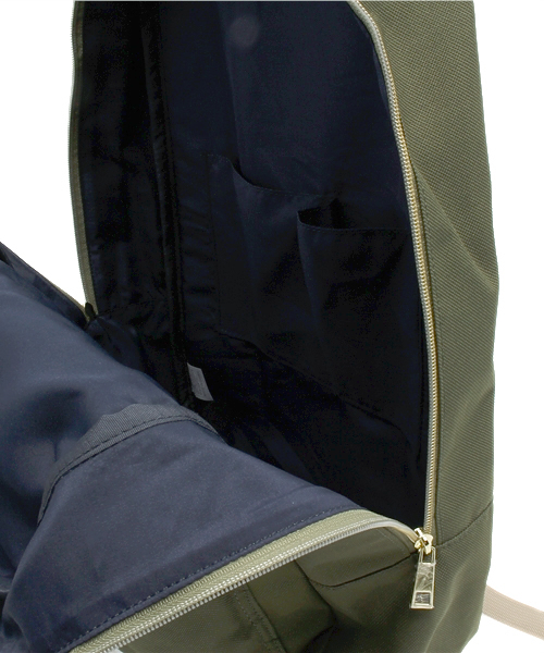 anello（アネロ）の「【anello】ポリキャンバスバックパック（バックパック/リュック・レディース・オリーブ/その他31/ブラック/ダークオリーブ・FREE/ONE SIZE）」の5枚目の写真