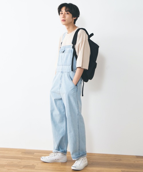 WEGO（ウィゴー）の「WEGO/デニムオーバーオール（サロペット/オーバーオール・メンズ・スカイブルー/コバルトブルー・MEDIUM/LARGE）」の6枚目の写真
