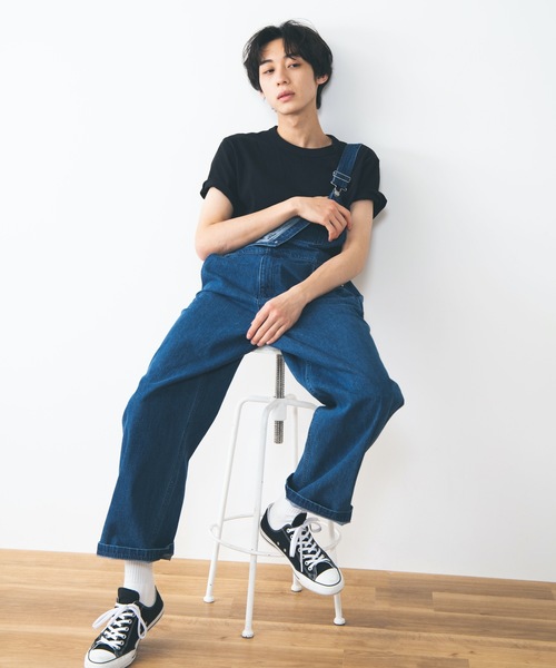 WEGO（ウィゴー）の「WEGO/デニムオーバーオール（サロペット/オーバーオール・メンズ・スカイブルー/コバルトブルー・MEDIUM/LARGE）」の13枚目の写真