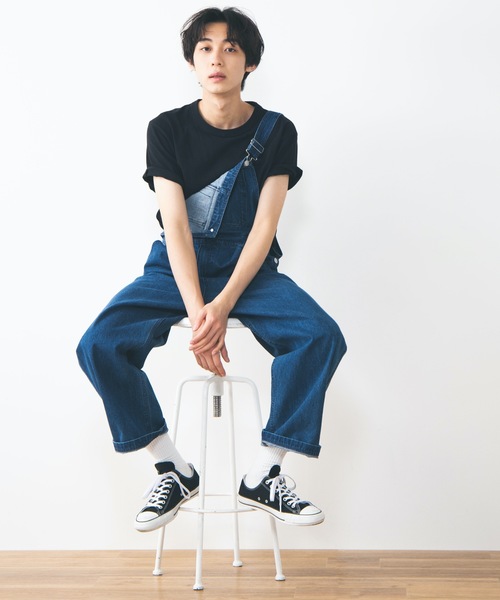 WEGO（ウィゴー）の「WEGO/デニムオーバーオール（サロペット/オーバーオール・メンズ・スカイブルー/コバルトブルー・MEDIUM/LARGE）」の14枚目の写真