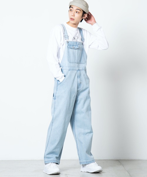 WEGO（ウィゴー）の「WEGO/デニムオーバーオール（サロペット/オーバーオール・メンズ・スカイブルー/コバルトブルー・MEDIUM/LARGE）」の8枚目の写真