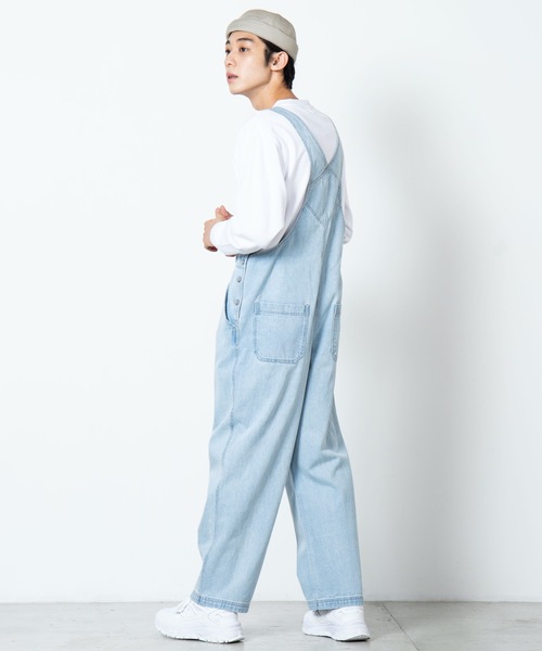 WEGO（ウィゴー）の「WEGO/デニムオーバーオール（サロペット/オーバーオール・メンズ・スカイブルー/コバルトブルー・MEDIUM/LARGE）」の11枚目の写真