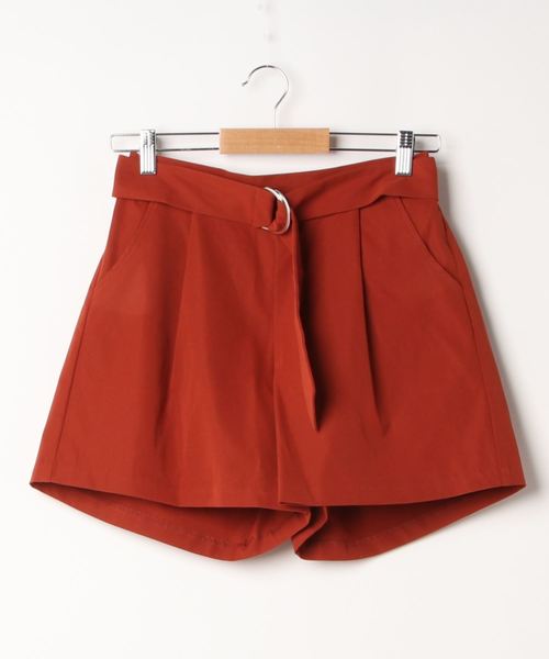 CONSCIOUS DAY（コンシャスデイ）の「ベルト付きキュロットパンツ/CD0019（その他パンツ・レディース・ベージュ/オレンジ/ブルー・ﾌﾘ-）」の15枚目の写真