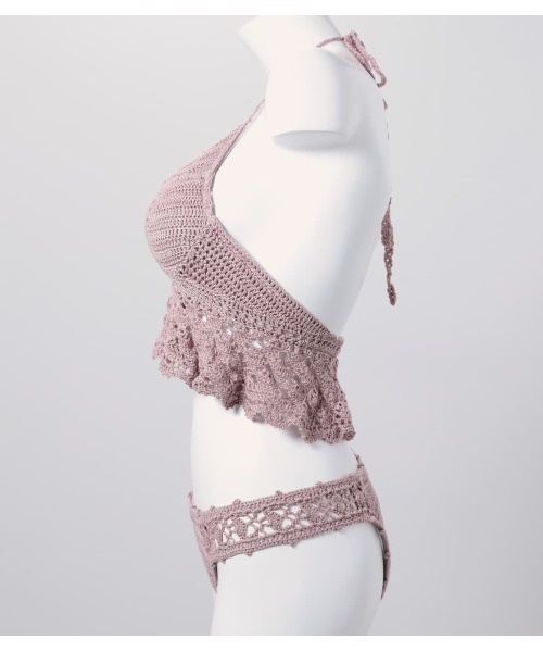 rienda（リエンダ）の「Crochet peplum wire cup bikini