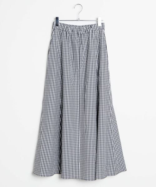 WEGO（ウィゴー）の「WEGO/ギンガムチェックマーメイドスカート（スカート・レディース・ブラック系その他2/ブルー系その他2・FREE）」の3枚目の写真