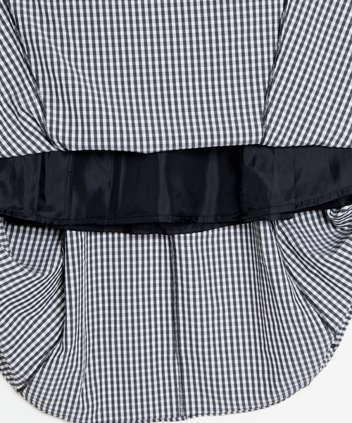 WEGO（ウィゴー）の「WEGO/ギンガムチェックマーメイドスカート（スカート・レディース・ブラック系その他2/ブルー系その他2・FREE）」の5枚目の写真