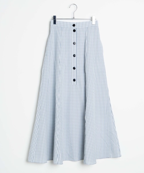 WEGO（ウィゴー）の「WEGO/ギンガムチェックマーメイドスカート（スカート・レディース・ブラック系その他2/ブルー系その他2・FREE）」の21枚目の写真