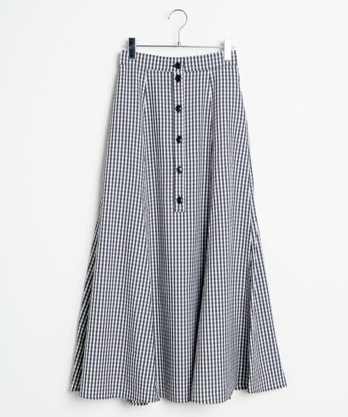 WEGO（ウィゴー）の「WEGO/ギンガムチェックマーメイドスカート（スカート・レディース・ブラック系その他2/ブルー系その他2・FREE）」の22枚目の写真