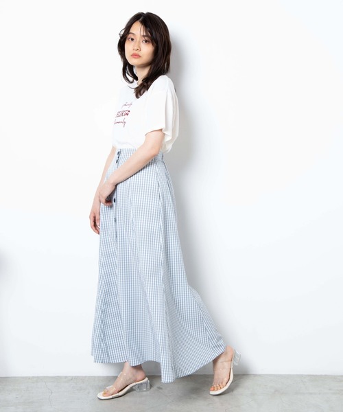 WEGO（ウィゴー）の「WEGO/ギンガムチェックマーメイドスカート（スカート・レディース・ブラック系その他2/ブルー系その他2・FREE）」の16枚目の写真