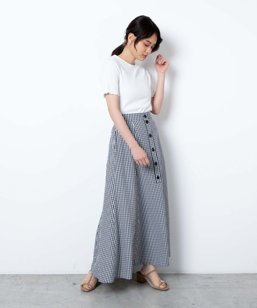 WEGO（ウィゴー）の「WEGO/ギンガムチェックマーメイドスカート（スカート・レディース・ブラック系その他2/ブルー系その他2・FREE）」の20枚目の写真