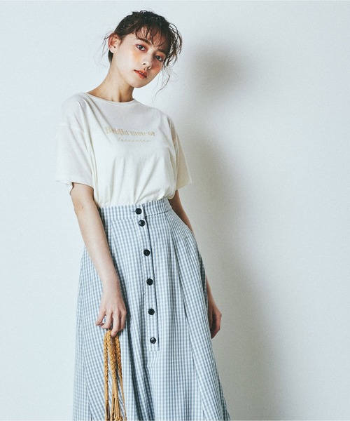 WEGO（ウィゴー）の「WEGO/ギンガムチェックマーメイドスカート（スカート・レディース・ブラック系その他2/ブルー系その他2・FREE）」の12枚目の写真