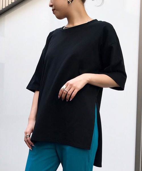 セール リサイクルコットンサイドスリットtシャツ Tシャツ カットソー Settimissimo セッティミッシモ のファッション通販 Zozotown