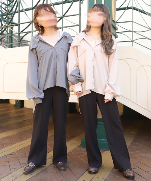 PairPair（ペアペア）の「カラバリ豊富！センタープレスイージーパンツ（その他パンツ・レディース・ブラック/ブラウン/グリーン/アイボリー/ライトパープル/ピンクベージュ・FREE）」の16枚目の写真