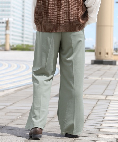 PairPair（ペアペア）の「カラバリ豊富！センタープレスイージーパンツ（その他パンツ・レディース・ブラック/ブラウン/グリーン/アイボリー/ライトパープル/ピンクベージュ・FREE）」の12枚目の写真