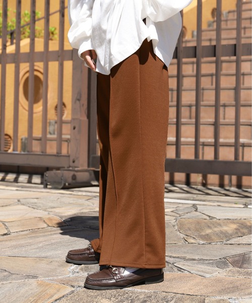 PairPair（ペアペア）の「カラバリ豊富！センタープレスイージーパンツ（その他パンツ・レディース・ブラック/ブラウン/グリーン/アイボリー/ライトパープル/ピンクベージュ・FREE）」の9枚目の写真