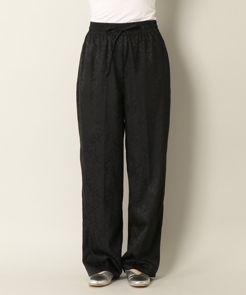 notch.（ノッチ）の「ジャカードサテンパンツ（その他パンツ・レディース・ブラック/グリーン・M）」の10枚目の写真