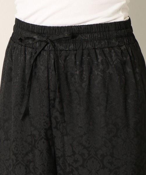 notch.（ノッチ）の「ジャカードサテンパンツ（その他パンツ・レディース・ブラック/グリーン・M）」の14枚目の写真
