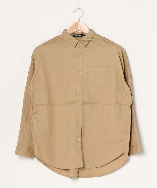 AMERICAN HOLIC（アメリカンホリック）の「バックタック綿ビエラシャツ　＊（シャツ/ブラウス・レディース・オフホワイト/ブルー系その他5/ネイビー/ベージュ/ホワイト系その他7/その他5/チェック/ピンクベージュ・L/M）」の9枚目の写真