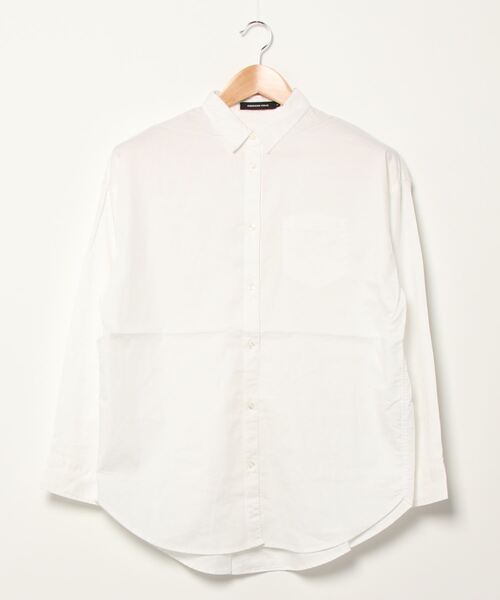 AMERICAN HOLIC（アメリカンホリック）の「バックタック綿ビエラシャツ　＊（シャツ/ブラウス・レディース・オフホワイト/ブルー系その他5/ネイビー/ベージュ/ホワイト系その他7/その他5/チェック/ピンクベージュ・L/M）」の12枚目の写真