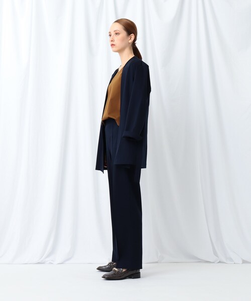 INDIVI マシンウォッシュ　ソフトエアジャージジャケット INDIVI マシンウォッシュ ソフトエアジャージジャケット INDIVI