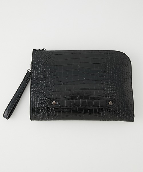 セール Eco Crocodile Skin Clutch エコクロコダイルスキンクラッチ クラッチバッグ Azul By Moussy アズールバイ マウジー のファッション通販 Zozotown