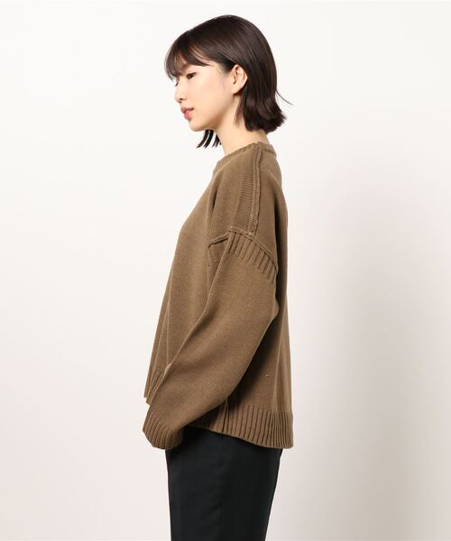 LOWRYS FARM（ローリーズファーム）の「ＢＦ＊ニットプルオーバー　923302（ニット/セーター・レディース・ベージュ/アイボリー/オレンジ/ブラック/パープル・FREE）」の6枚目の写真