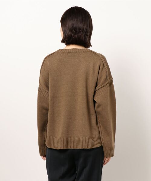 LOWRYS FARM（ローリーズファーム）の「ＢＦ＊ニットプルオーバー　923302（ニット/セーター・レディース・ベージュ/アイボリー/オレンジ/ブラック/パープル・FREE）」の7枚目の写真