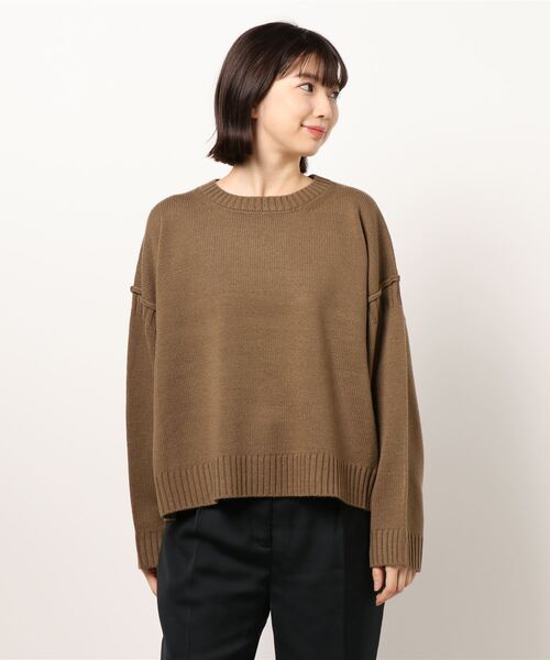 LOWRYS FARM（ローリーズファーム）の「ＢＦ＊ニットプルオーバー　923302（ニット/セーター・レディース・ベージュ/アイボリー/オレンジ/ブラック/パープル・FREE）」の9枚目の写真