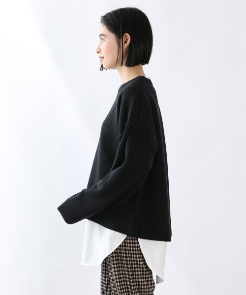 LOWRYS FARM（ローリーズファーム）の「ＢＦ＊ニットプルオーバー　923302（ニット/セーター・レディース・ベージュ/アイボリー/オレンジ/ブラック/パープル・FREE）」の12枚目の写真