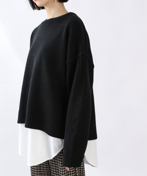 LOWRYS FARM（ローリーズファーム）の「ＢＦ＊ニットプルオーバー　923302（ニット/セーター・レディース・ベージュ/アイボリー/オレンジ/ブラック/パープル・FREE）」の15枚目の写真