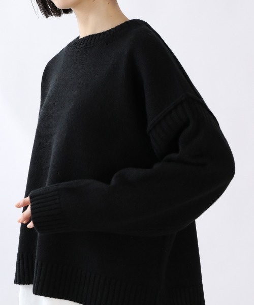 LOWRYS FARM（ローリーズファーム）の「ＢＦ＊ニットプルオーバー　923302（ニット/セーター・レディース・ベージュ/アイボリー/オレンジ/ブラック/パープル・FREE）」の16枚目の写真