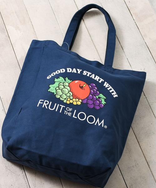 FRUIT OF THE LOOM(フルーツオブザルーム)の「/FRUIT OF THE LOOM/BASIC BAG(トートバッグ・メンズ・ブラック/ネイビー/ブラウン/オレンジ/ミント・FREE)」の4枚目の写真