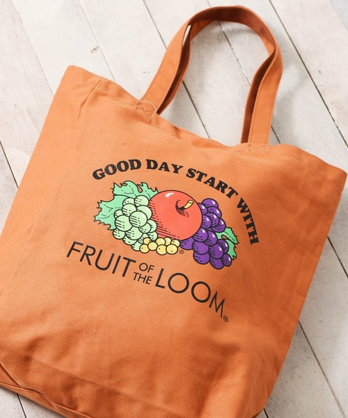 FRUIT OF THE LOOM(フルーツオブザルーム)の「/FRUIT OF THE LOOM/BASIC BAG(トートバッグ・メンズ・ブラック/ネイビー/ブラウン/オレンジ/ミント・FREE)」の5枚目の写真