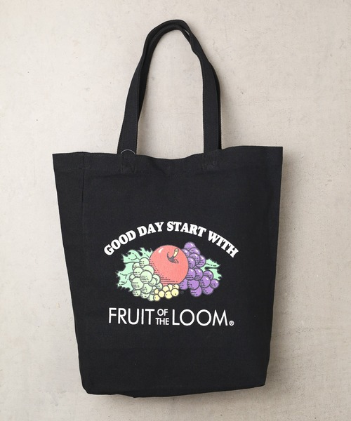 FRUIT OF THE LOOM(フルーツオブザルーム)の「/FRUIT OF THE LOOM/BASIC BAG(トートバッグ・メンズ・ブラック/ネイビー/ブラウン/オレンジ/ミント・FREE)」の2枚目の写真