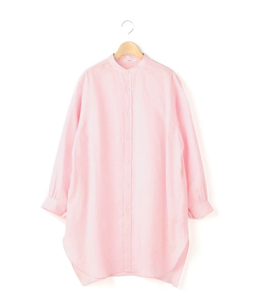 ORCIVAL（オーシバル）の「◇【ORCIVAL】〈別注〉リネンバンドカラーシャツ WOMEN（シャツ/ブラウス・レディース・サックスブルー/ピンク/チャコール/ラベンダー・1）」の17枚目の写真