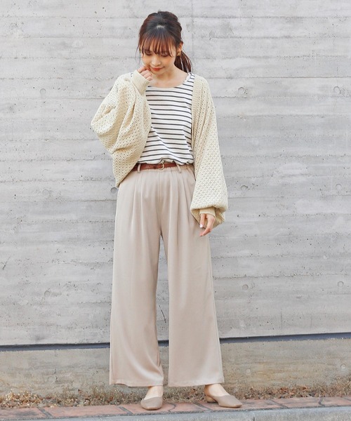 Crisp（クリスプ）の「マットサテンラフパンツ（その他パンツ・レディース・ベージュ/グレー/ブルー・FREE）」の21枚目の写真