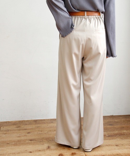 Crisp（クリスプ）の「マットサテンラフパンツ（その他パンツ・レディース・ベージュ/グレー/ブルー・FREE）」の14枚目の写真