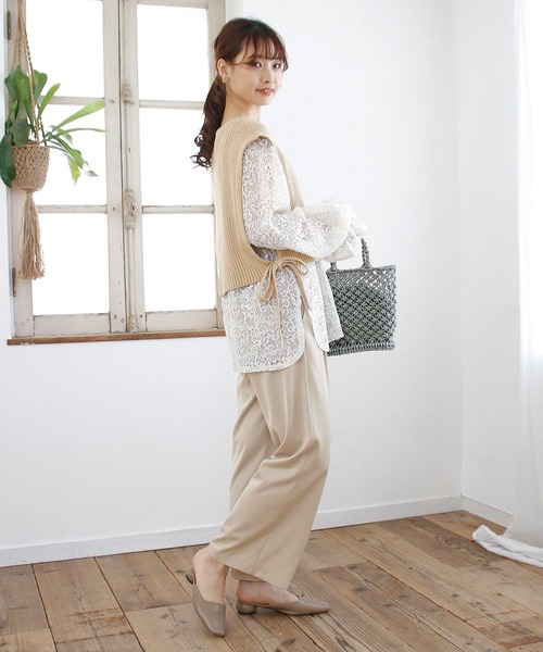 Crisp（クリスプ）の「マットサテンラフパンツ（その他パンツ・レディース・ベージュ/グレー/ブルー・FREE）」の20枚目の写真