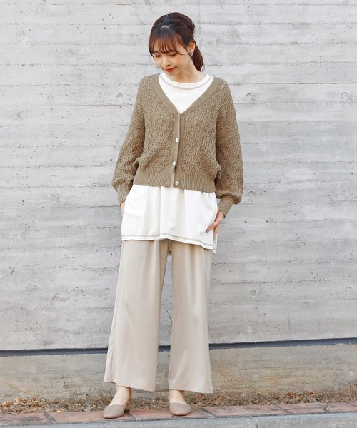 Crisp（クリスプ）の「マットサテンラフパンツ（その他パンツ・レディース・ベージュ/グレー/ブルー・FREE）」の22枚目の写真